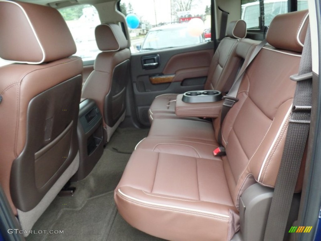 2015 Chevrolet Silverado 2500HD High Country Crew Cab 4x4 Rear Seat Photo #100001989