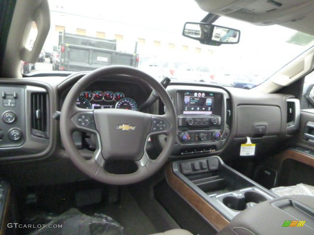 2015 Chevrolet Silverado 2500HD LTZ Crew Cab 4x4 Cocoa/Dune Dashboard Photo #100002079