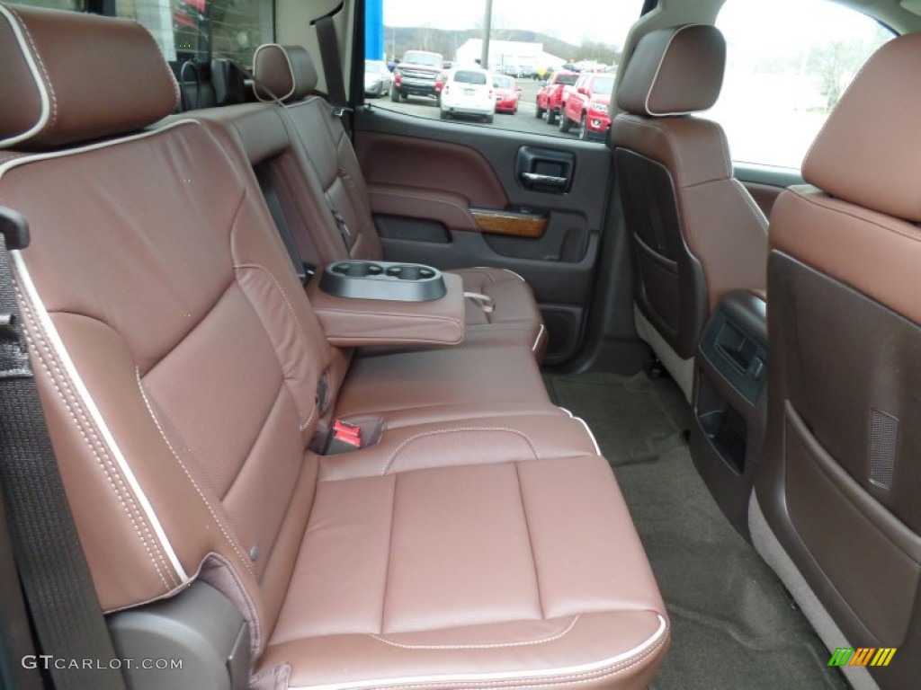 2015 Chevrolet Silverado 2500HD High Country Crew Cab 4x4 Rear Seat Photo #100002163