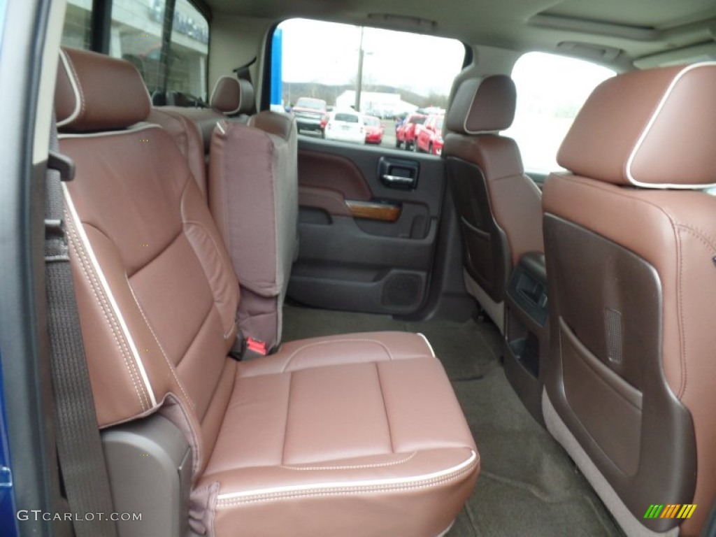 2015 Chevrolet Silverado 2500HD High Country Crew Cab 4x4 Rear Seat Photo #100002205