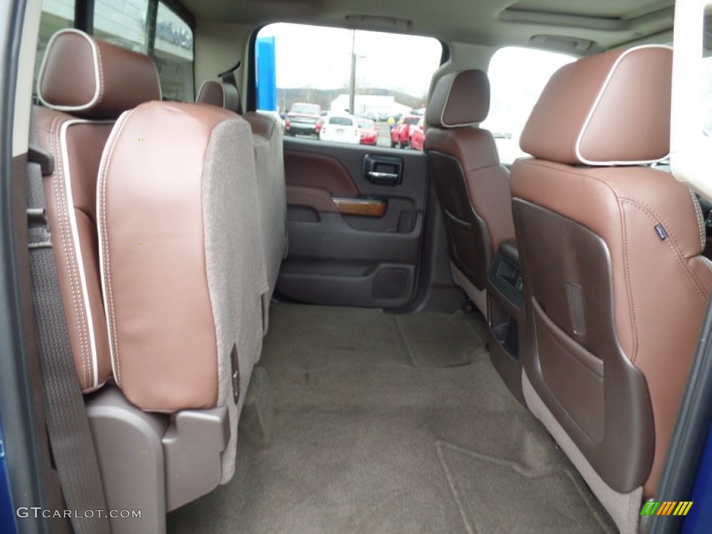 2015 Chevrolet Silverado 2500HD High Country Crew Cab 4x4 Rear Seat Photo #100002229