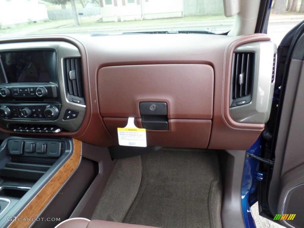 2015 Chevrolet Silverado 2500HD High Country Crew Cab 4x4 High Country Saddle Dashboard Photo #100002337