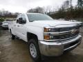 2015 Summit White Chevrolet Silverado 3500HD WT Double Cab 4x4 Utility  photo #8