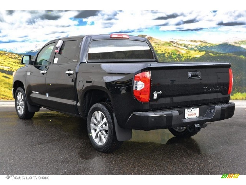 2015 Tundra Limited CrewMax 4x4 - Attitude Black Metallic / Sand Beige photo #3