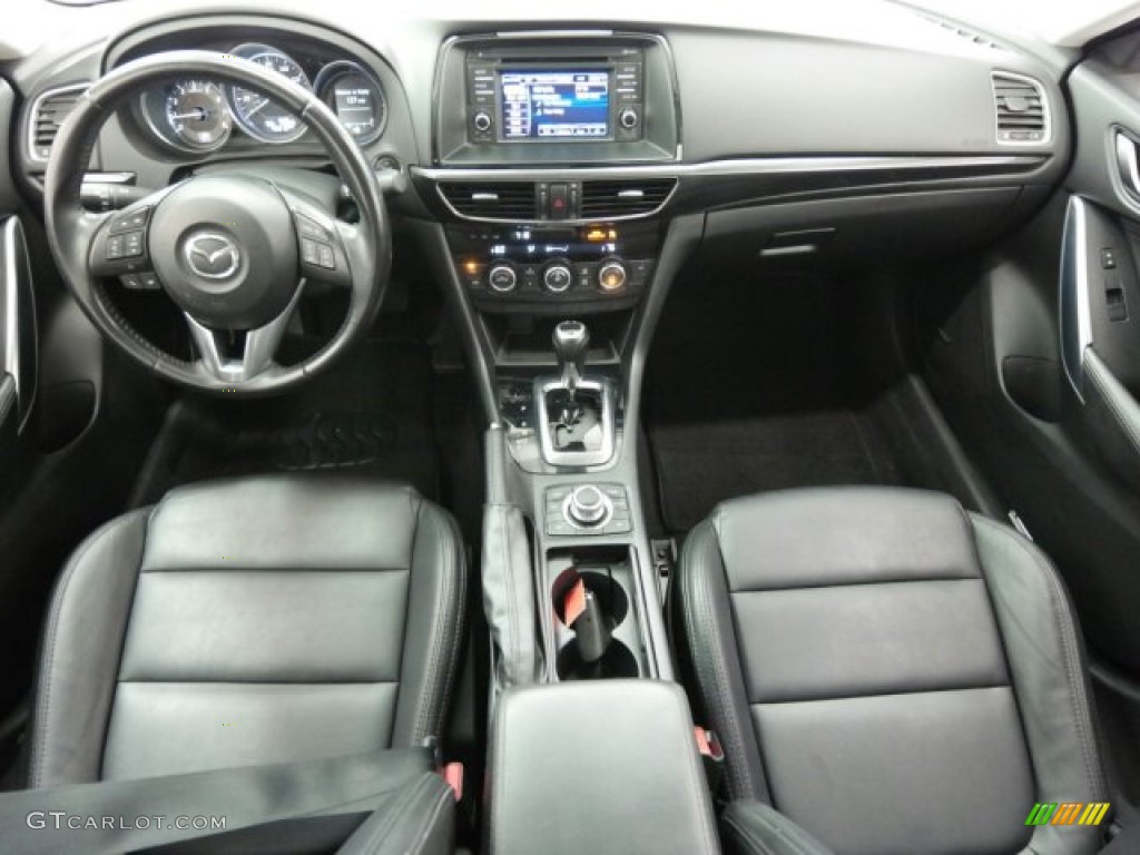 Black Interior 2014 Mazda MAZDA6 Touring Photo #100004194