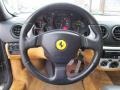2000 Ferrari 360 Tan Interior Steering Wheel Photo