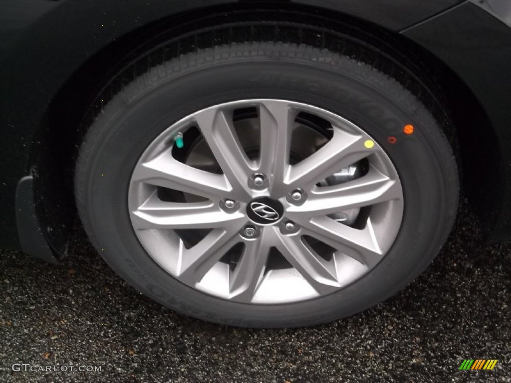 2015 Elantra SE Sedan - Black Diamond / Black photo #3
