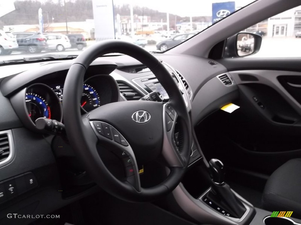 2015 Elantra SE Sedan - Black Diamond / Black photo #10