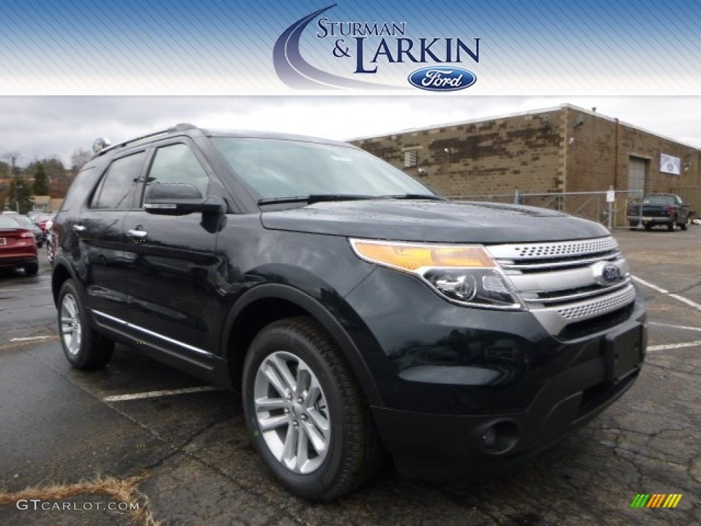 2015 Explorer XLT 4WD - Dark Side / Charcoal Black photo #1