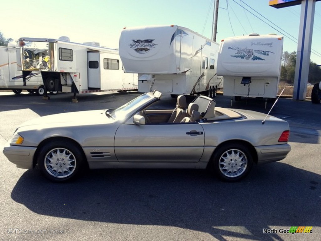 1997 SL 600 Roadster - Smoke Silver Metallic / Parchment Beige photo #2
