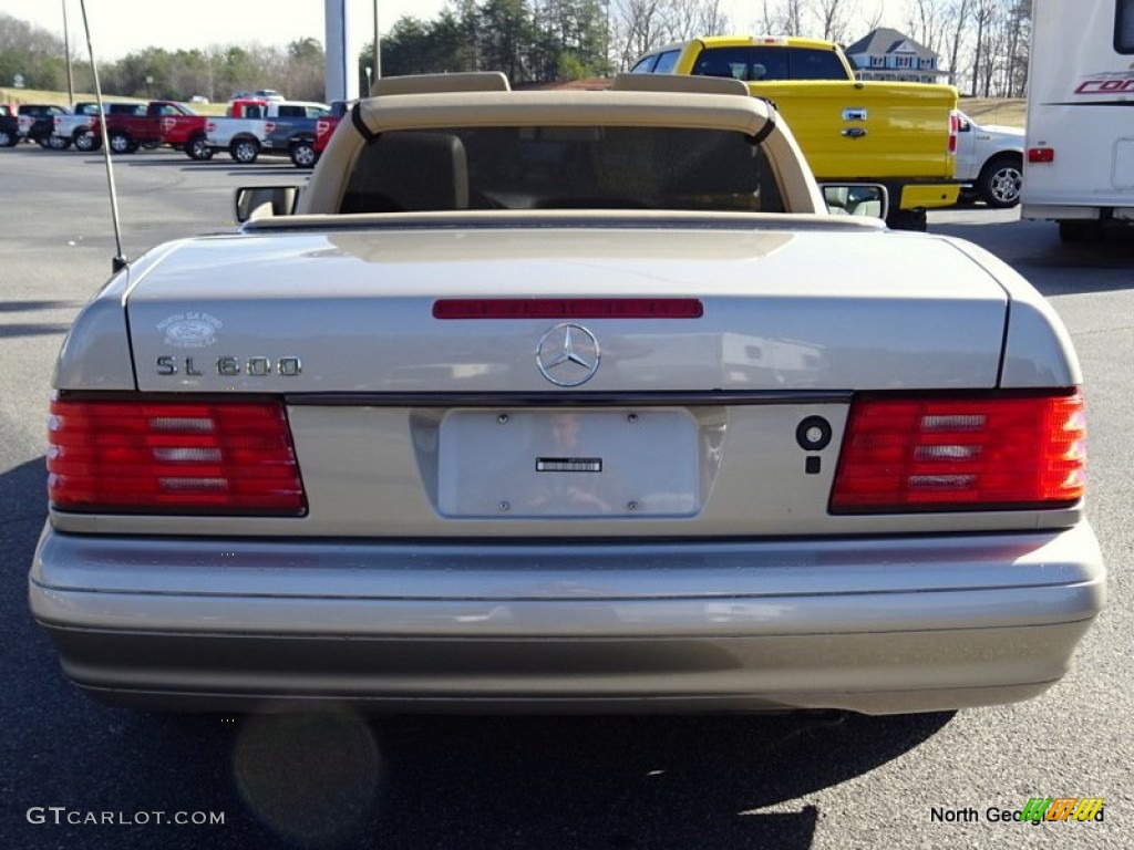 1997 SL 600 Roadster - Smoke Silver Metallic / Parchment Beige photo #4