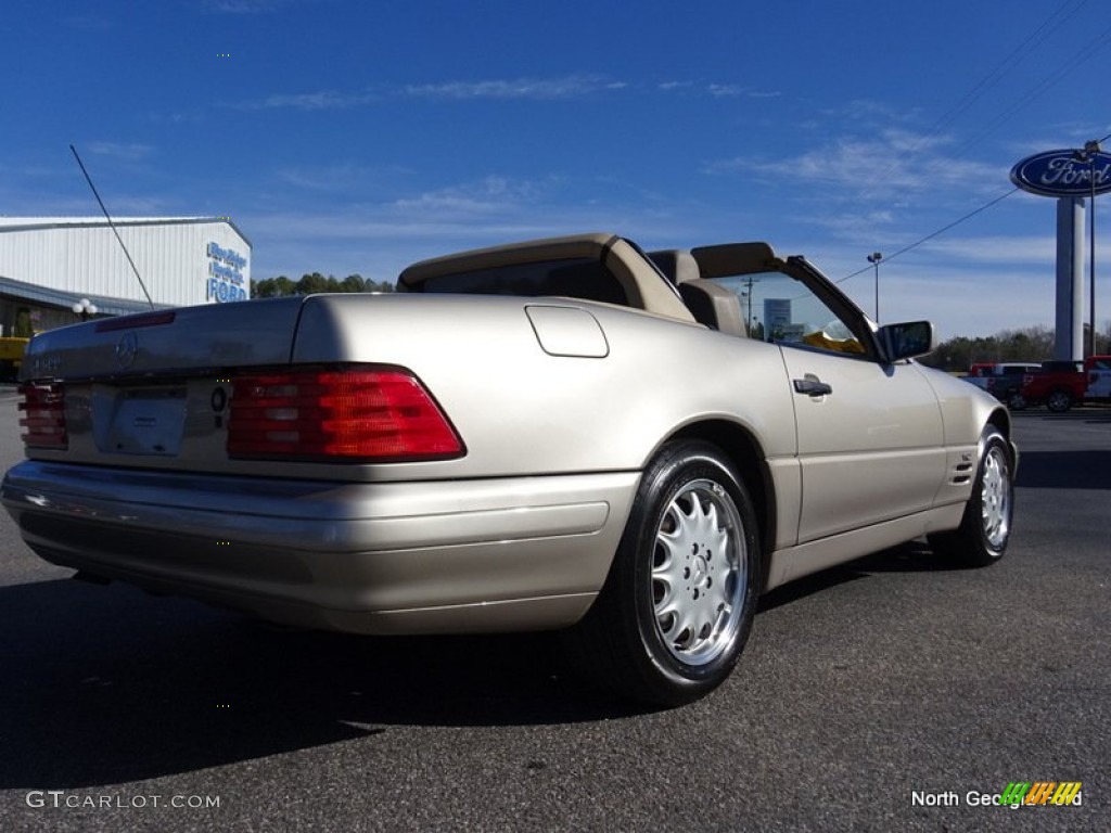 1997 SL 600 Roadster - Smoke Silver Metallic / Parchment Beige photo #5