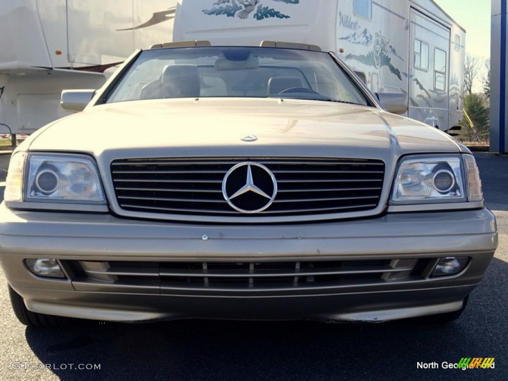 1997 SL 600 Roadster - Smoke Silver Metallic / Parchment Beige photo #7