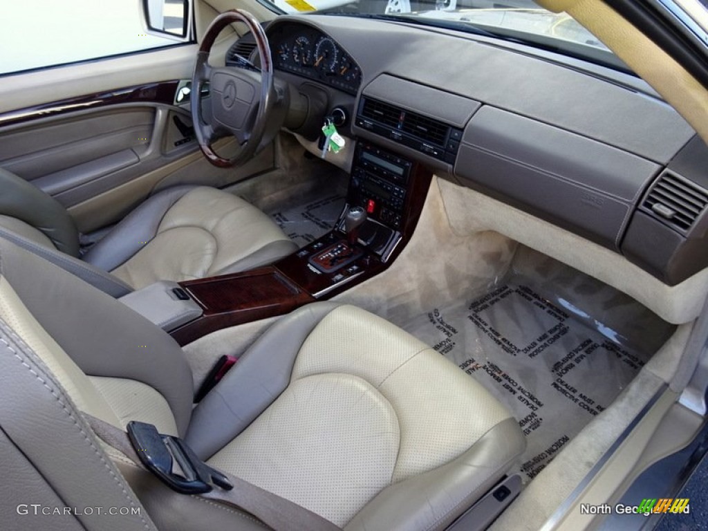 1997 SL 600 Roadster - Smoke Silver Metallic / Parchment Beige photo #15