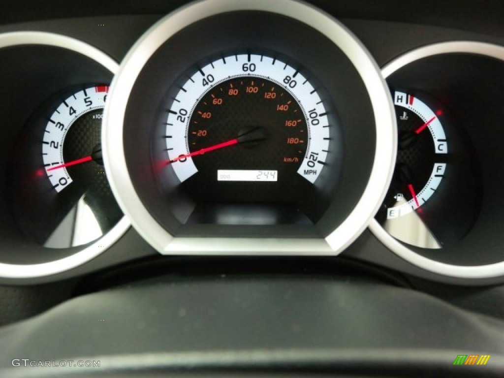 2015 Toyota Tacoma TRD Sport Double Cab 4x4 Gauges Photo #100009790