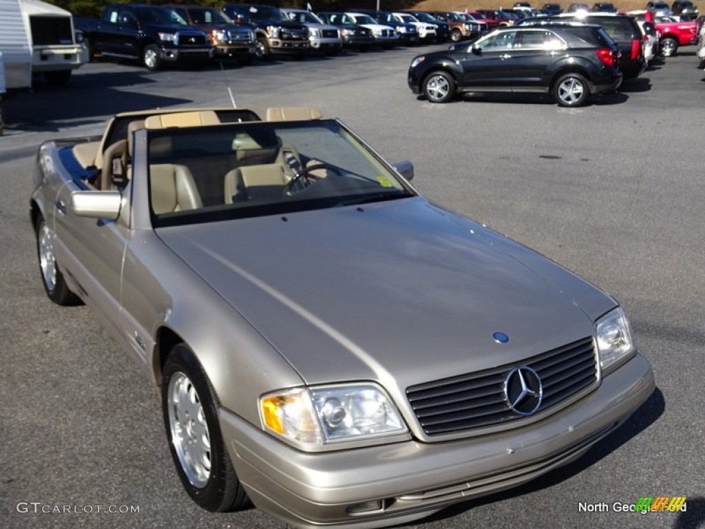 1997 SL 600 Roadster - Smoke Silver Metallic / Parchment Beige photo #29