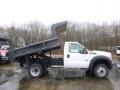Oxford White - F550 Super Duty XL Regular Cab 4x4 Dump Truck Photo No. 7