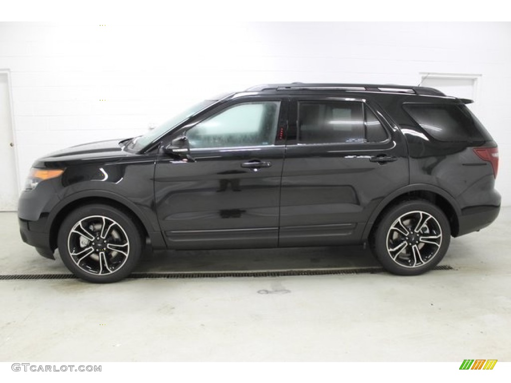 2015 Explorer Sport 4WD - Tuxedo Black / Sport Charcoal Black photo #1