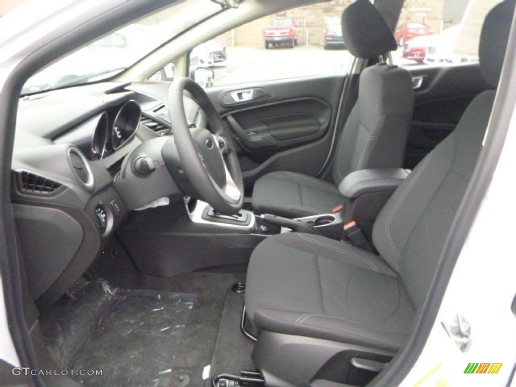 2015 Fiesta SE Hatchback - Oxford White / Charcoal Black photo #12