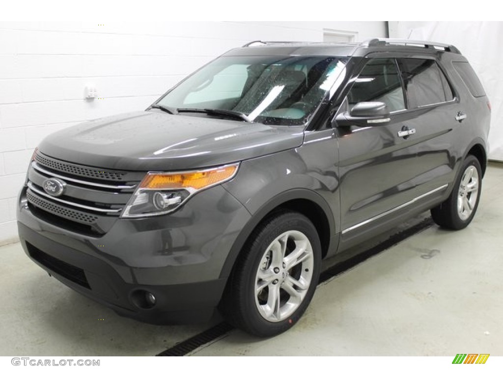 2015 Explorer Limited 4WD - Magnetic / Charcoal Black photo #2