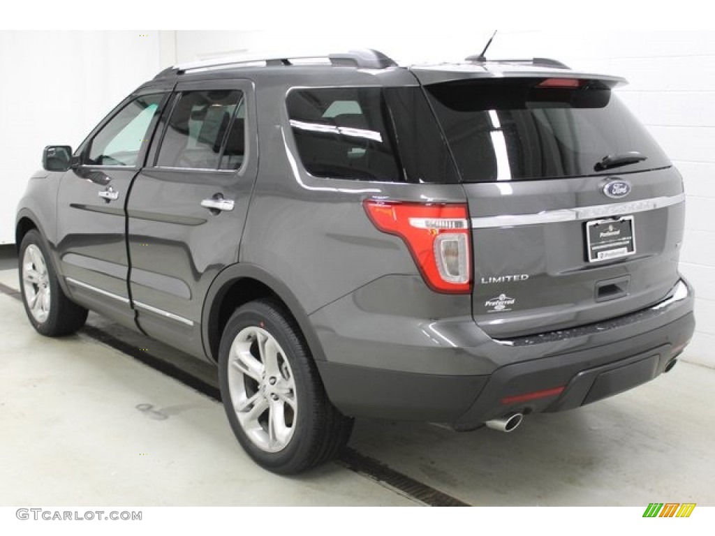 2015 Explorer Limited 4WD - Magnetic / Charcoal Black photo #4