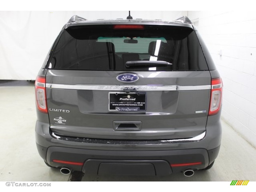 2015 Explorer Limited 4WD - Magnetic / Charcoal Black photo #5