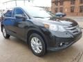 2012 Crystal Black Pearl Honda CR-V EX 4WD  photo #3