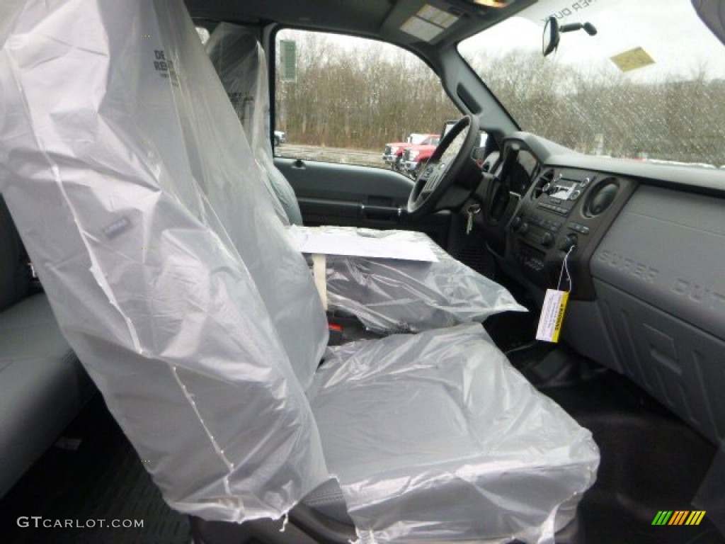 2015 F250 Super Duty XL Super Cab 4x4 Utility - Oxford White / Steel photo #13