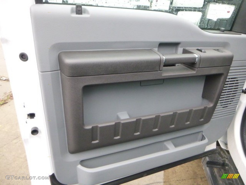 2015 F250 Super Duty XL Super Cab 4x4 Utility - Oxford White / Steel photo #16