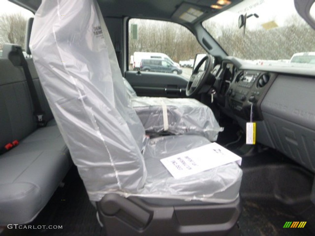 2015 F250 Super Duty XL Super Cab 4x4 Utility - Oxford White / Steel photo #11