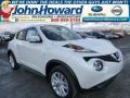 Pearl White 2015 Nissan Juke SV AWD