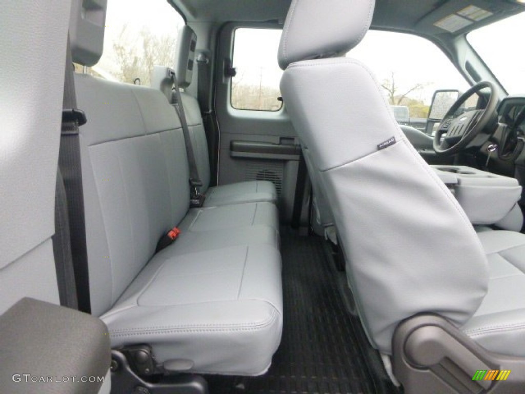 2015 F250 Super Duty XL Super Cab 4x4 - Oxford White / Steel photo #12