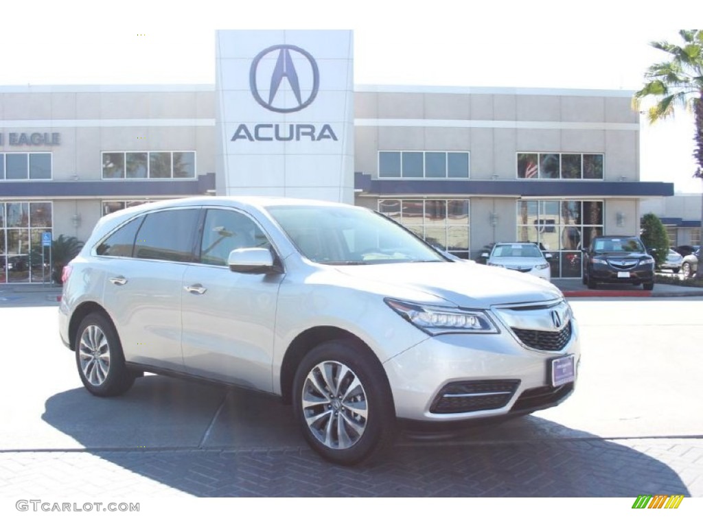 2015 MDX SH-AWD Technology - Silver Moon / Graystone photo #1
