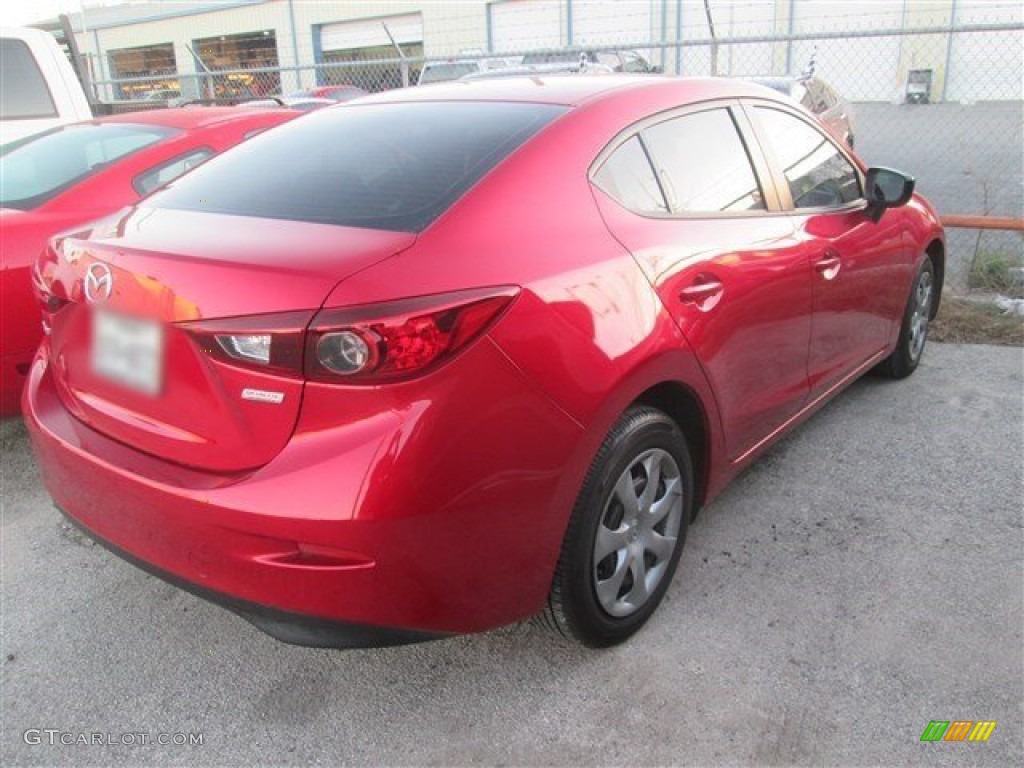 Soul Red Metallic 2014 Mazda MAZDA3 i SV 4 Door Exterior Photo #100014187