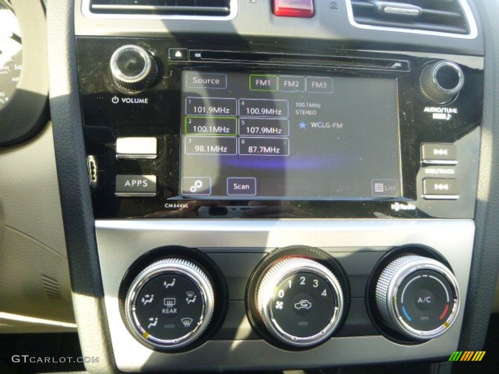 2015 Subaru Impreza 2.0i Premium 4 Door Controls Photo #100014244