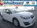 Crystal White Silica 2015 Subaru Impreza 2.0i 4 Door