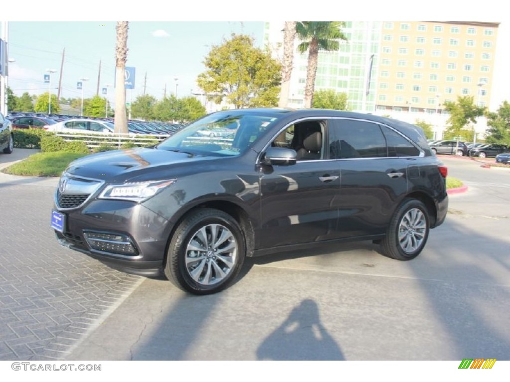 2015 MDX SH-AWD Technology - Graphite Luster Metallic / Ebony photo #3