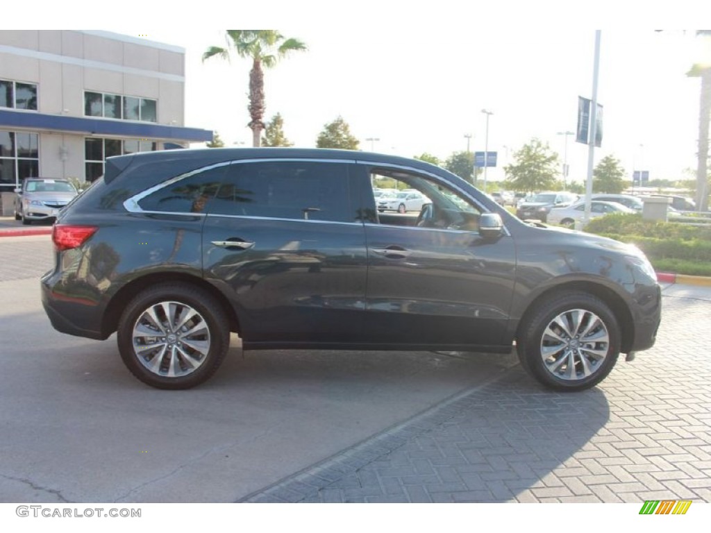 2015 MDX SH-AWD Technology - Graphite Luster Metallic / Ebony photo #8