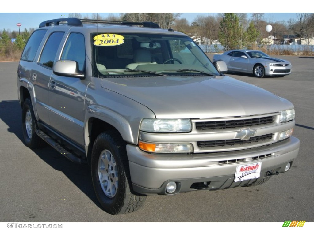 2004 Tahoe Z71 4x4 - Silver Birch Metallic / Tan/Neutral photo #1
