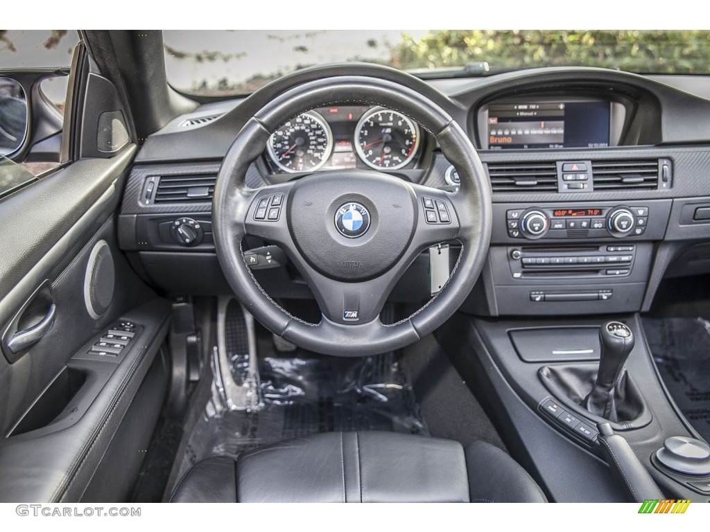 Black Interior 2008 BMW M3 Convertible Photo #100016259