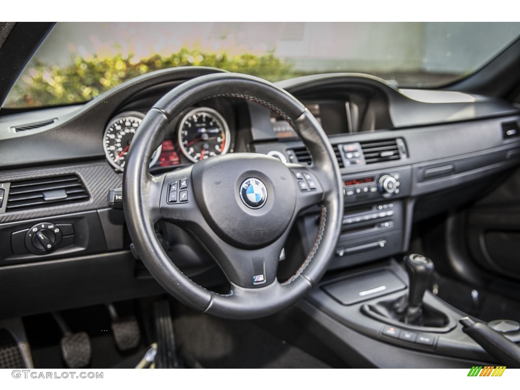 2008 BMW M3 Convertible Black Dashboard Photo #100016533