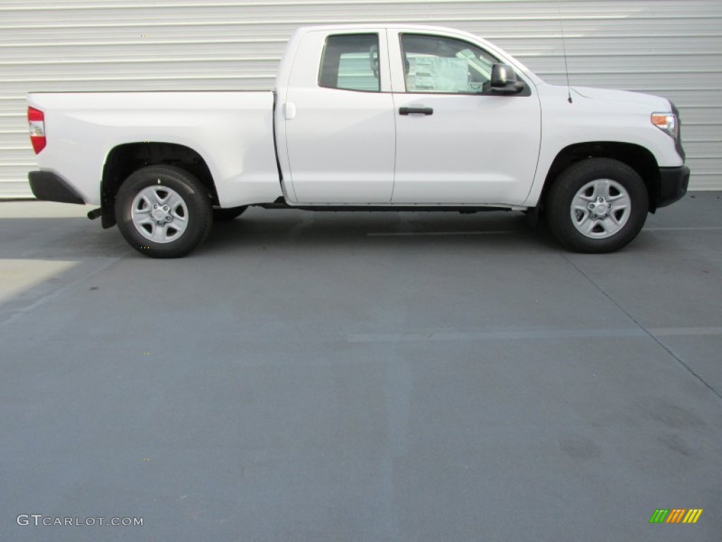 2015 Tundra SR Double Cab - Super White / Graphite photo #3