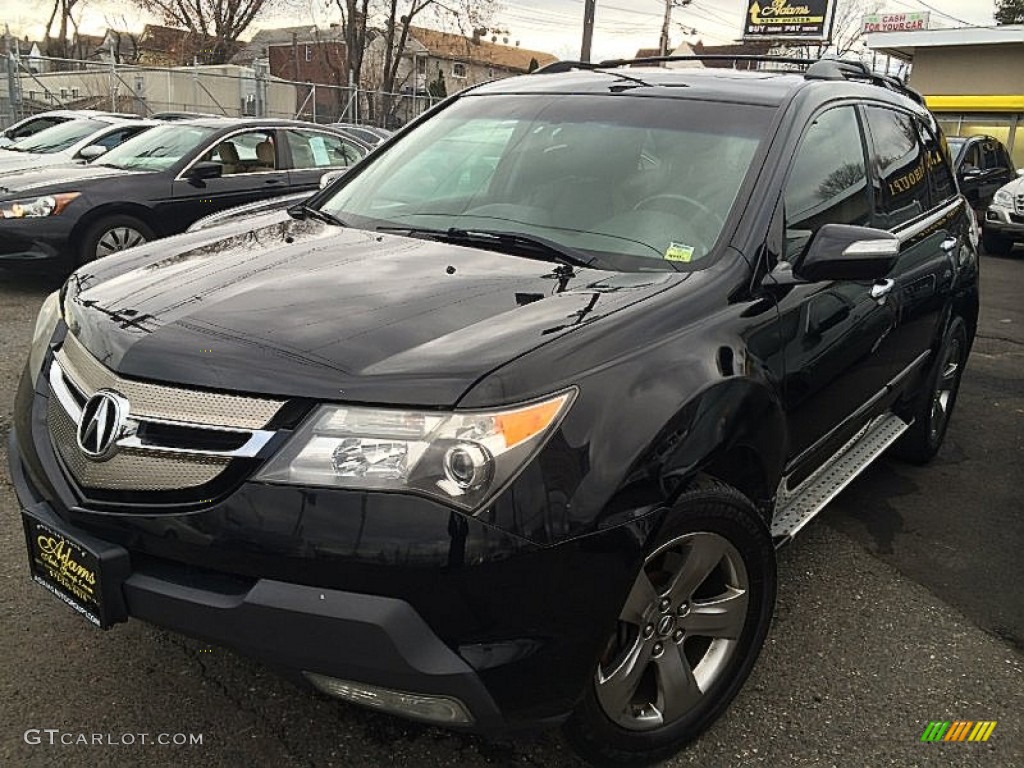 2007 MDX Sport - Formal Black Pearl / Ebony photo #29
