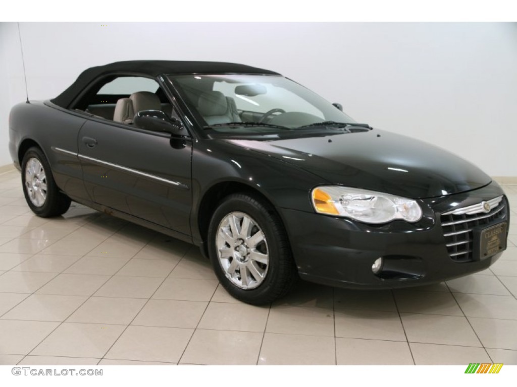 2005 Sebring Limited Convertible - Brilliant Black / Light Taupe photo #2