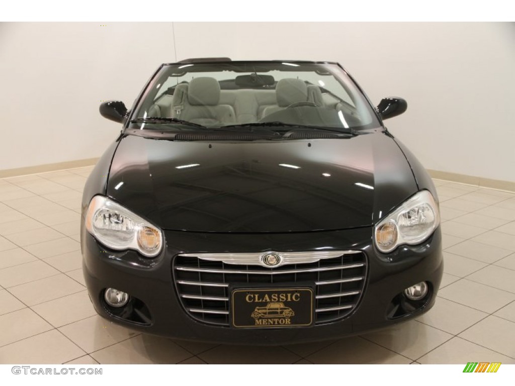 2005 Sebring Limited Convertible - Brilliant Black / Light Taupe photo #3