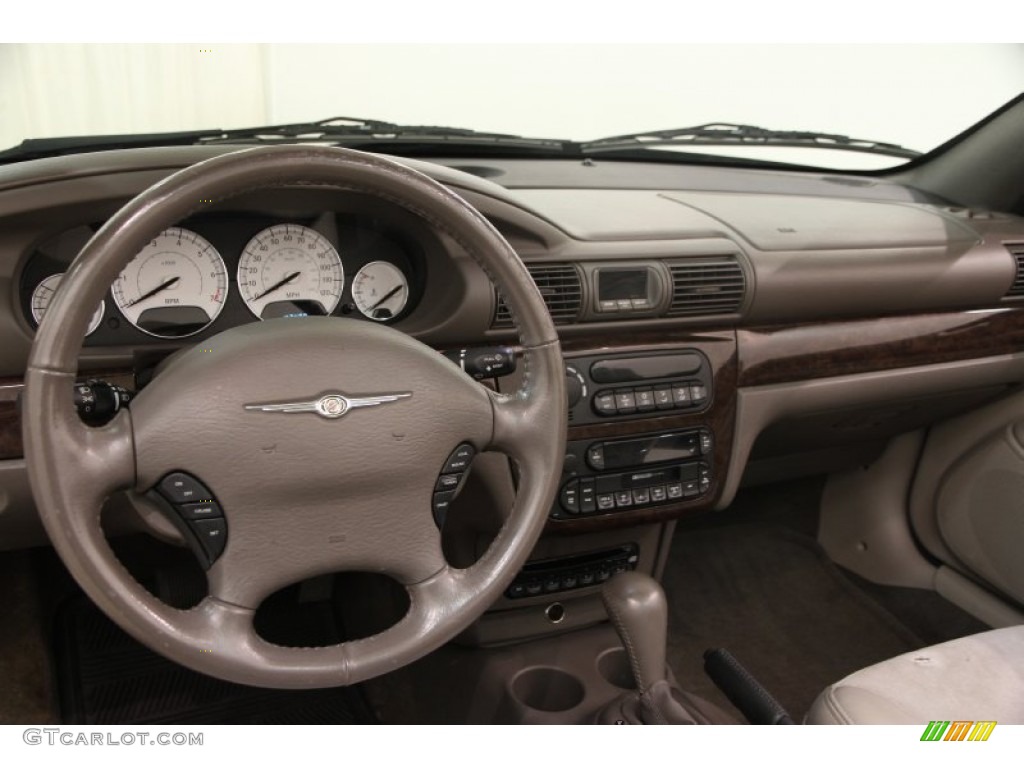2005 Sebring Limited Convertible - Brilliant Black / Light Taupe photo #7