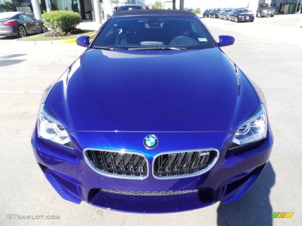 2012 M6 Convertible - San Marino Blue Metallic / Black photo #2