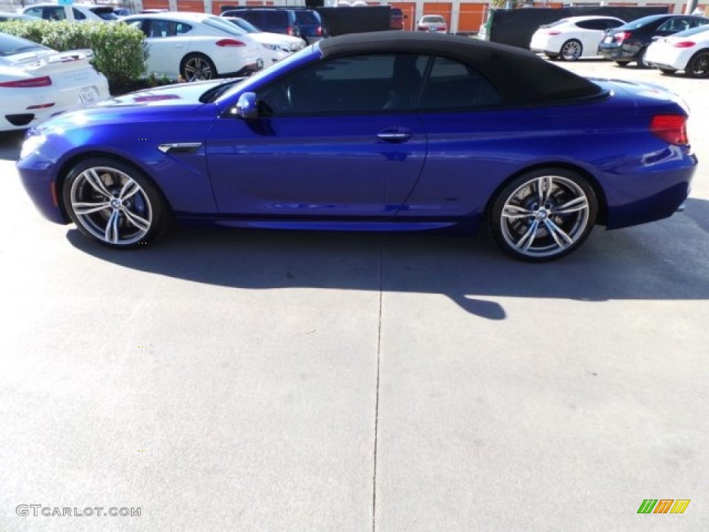 2012 M6 Convertible - San Marino Blue Metallic / Black photo #4