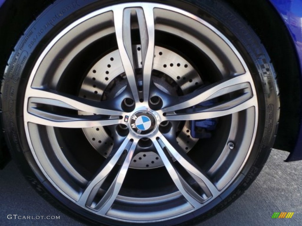 2012 M6 Convertible - San Marino Blue Metallic / Black photo #11