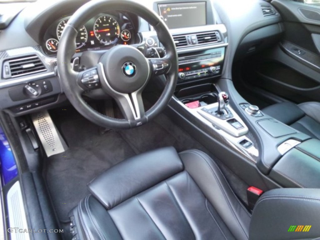 Black Interior 2012 BMW M6 Convertible Photo #100020293